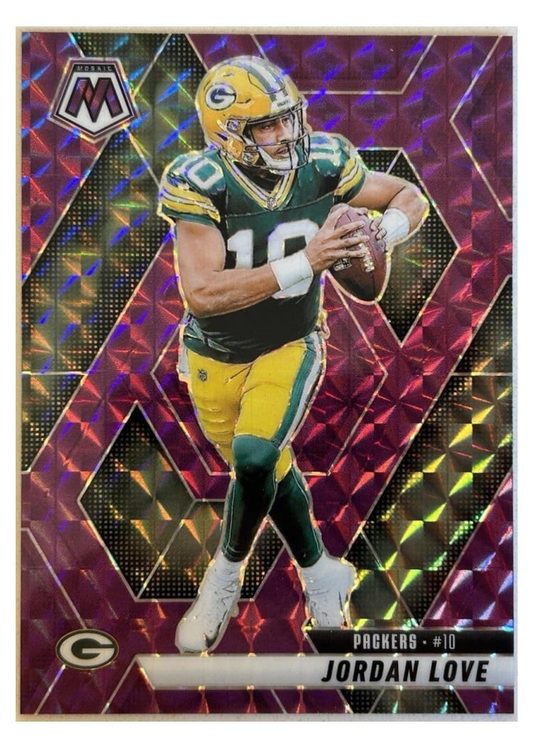 2025 Panini Mosaic Base Set Jordan Love #30 card