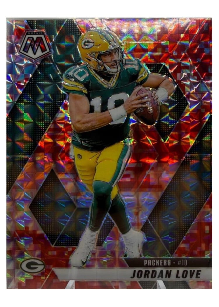 2025 Panini Mosaic Base Set Jordan Love #30 card