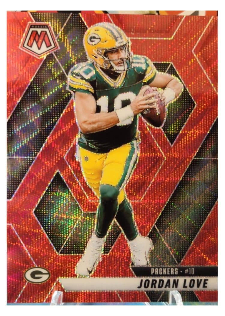 2025 Panini Mosaic Base Set Jordan Love #30 card