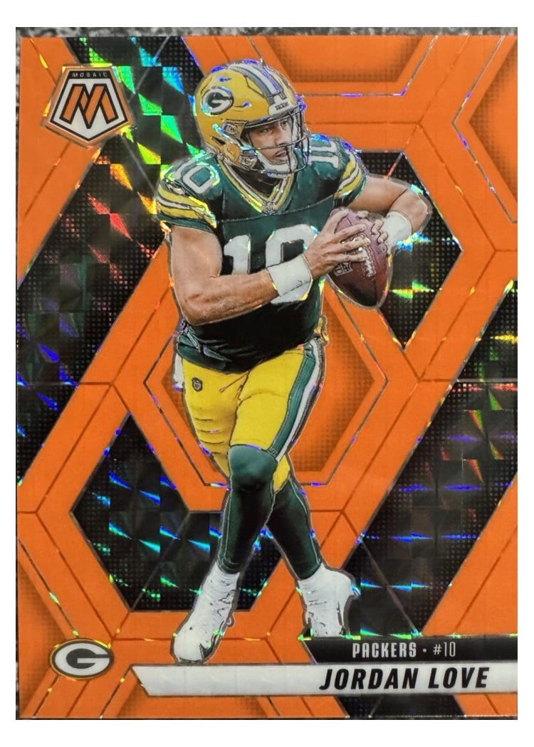 2025 Panini Mosaic Base Set Jordan Love #30 card