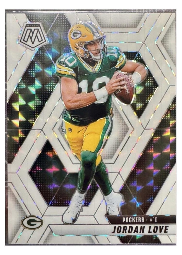 2025 Panini Mosaic Base Set Jordan Love #30 card