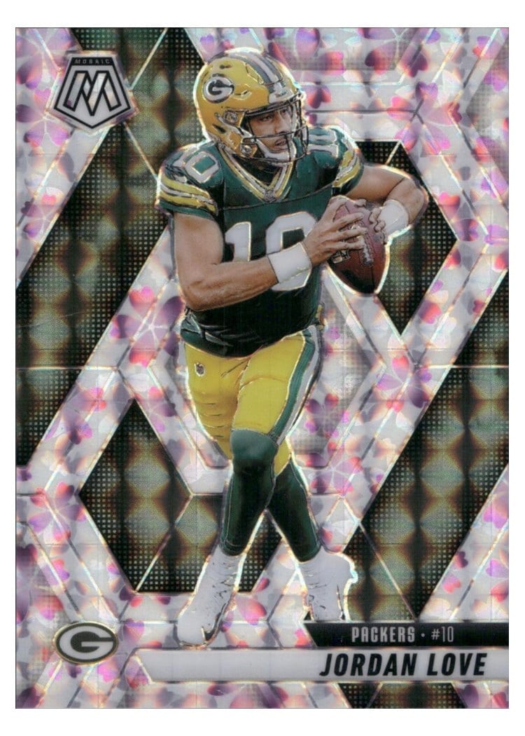 2025 Panini Mosaic Base Set Jordan Love #30 card