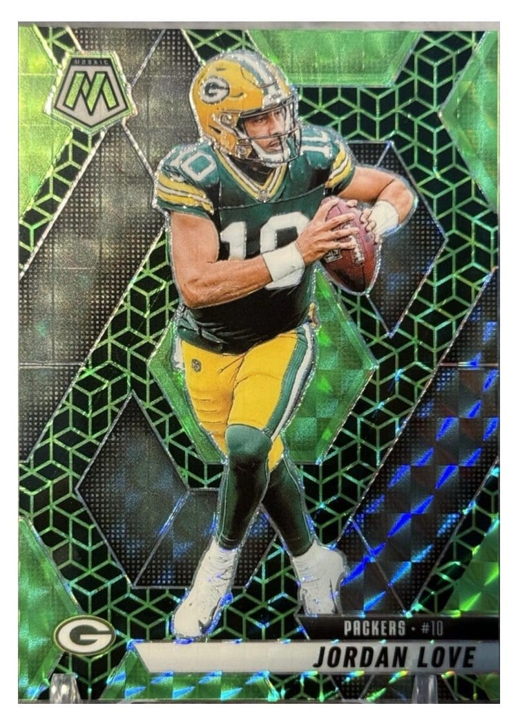 2025 Panini Mosaic Base Set Jordan Love #30 card
