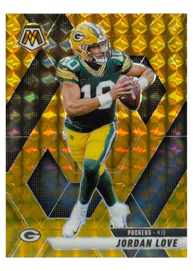 2025 Panini Mosaic Base Set Jordan Love #30 card