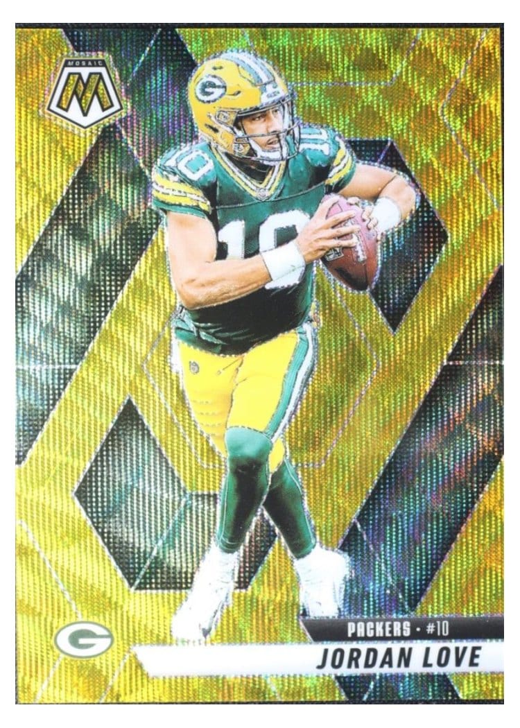 2025 Panini Mosaic Base Set Jordan Love #30 card