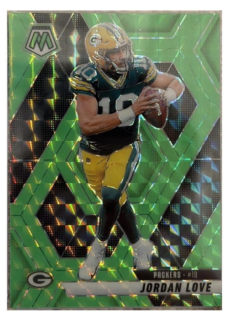 2025 Panini Mosaic Base Set Jordan Love #30 card