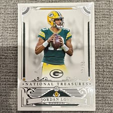 2025 Panini National Treasures Base Set Jordan Love #36 card