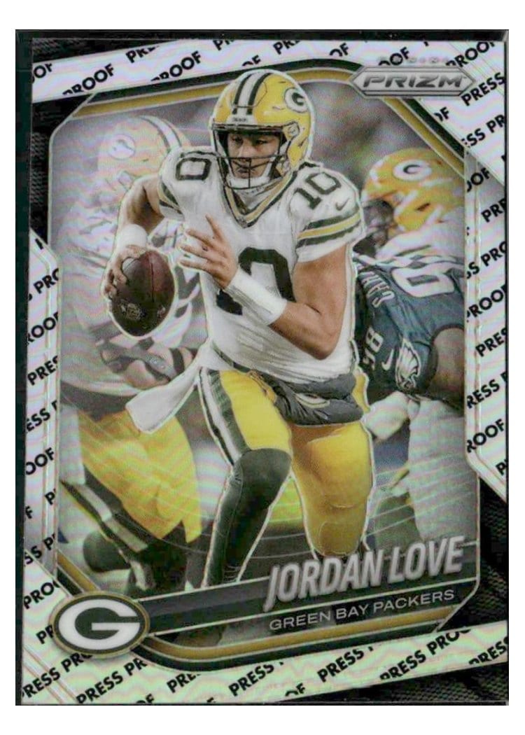 2025 Panini Prizm Base Set Jordan Love #82 card