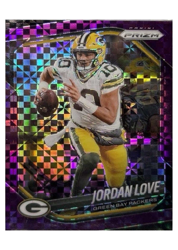 2025 Panini Prizm Base Set Jordan Love #82 card