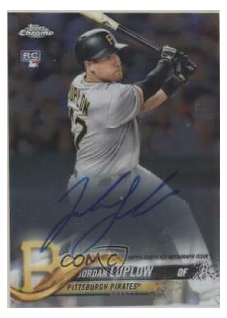 2018 Topps Chrome Rookie Autographs Jordan Luplow #RA-JL card