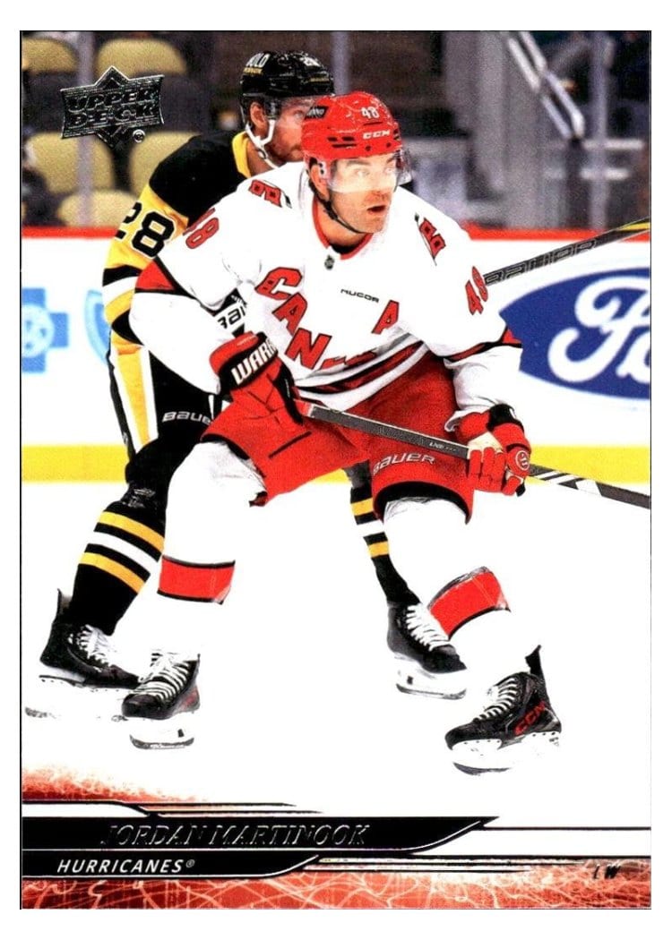 2024-25 Upper Deck Base Set Jordan Martinook #522 card
