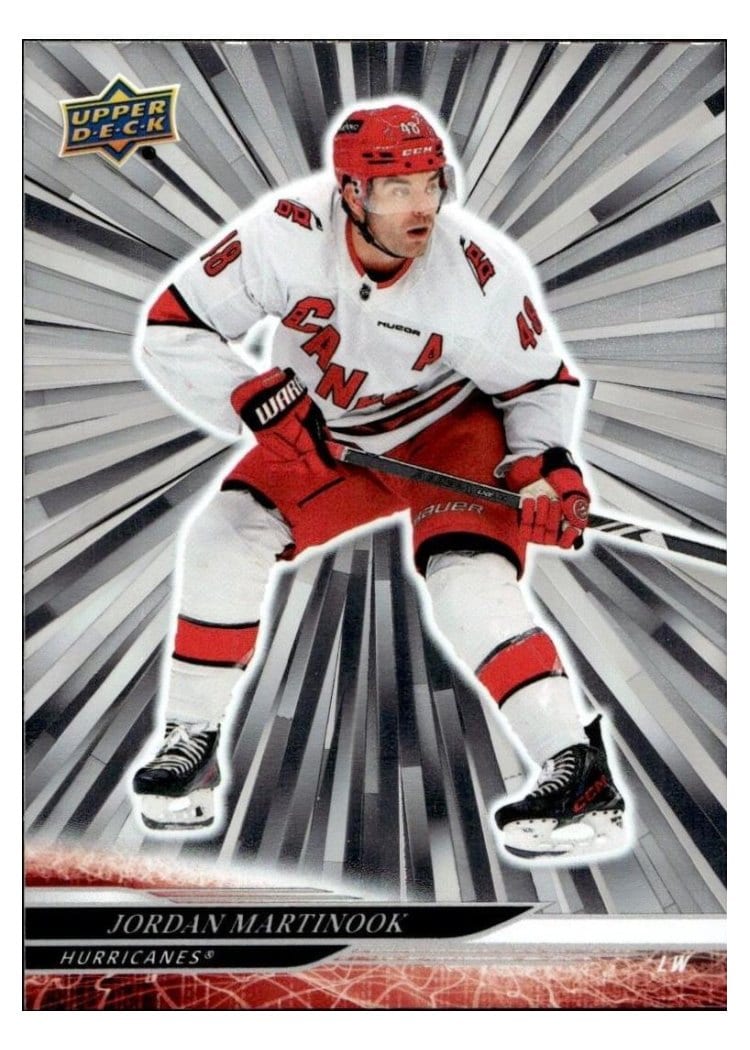 2024-25 Upper Deck Base Set Jordan Martinook #522 card