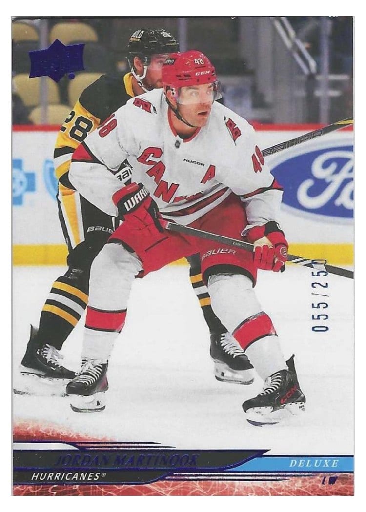 2024-25 Upper Deck Base Set Jordan Martinook #522 card