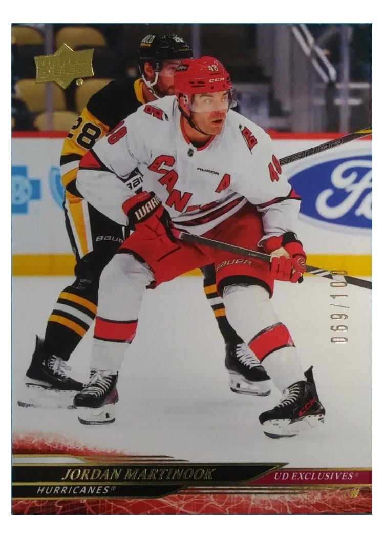 2024-25 Upper Deck Base Set Jordan Martinook #522 card