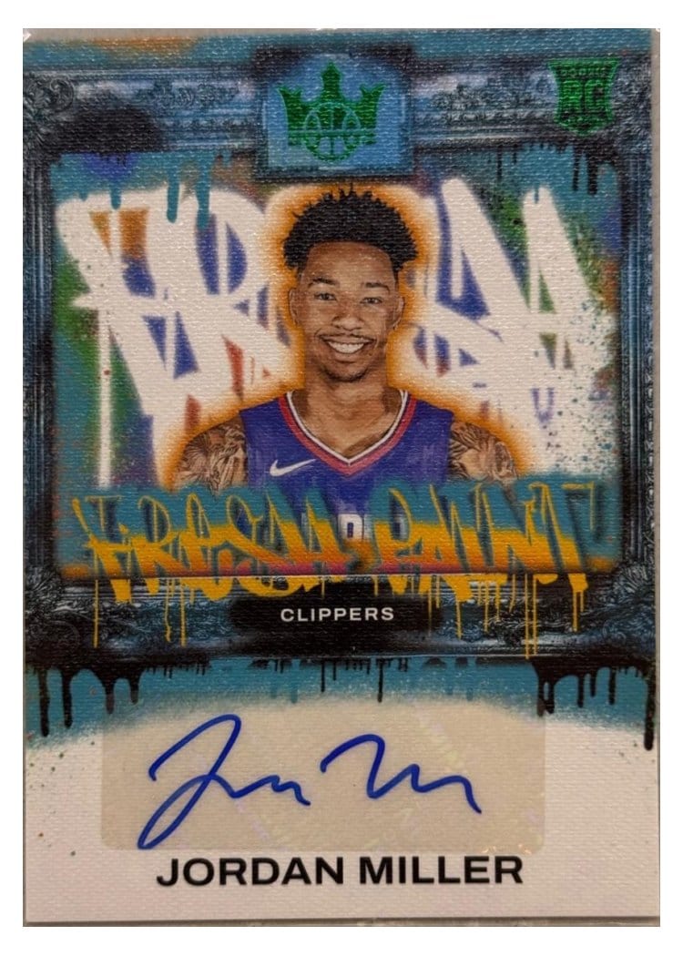 2023-24 Panini Court Kings Fresh Paint Autographs Jordan Miller #FP-JML card