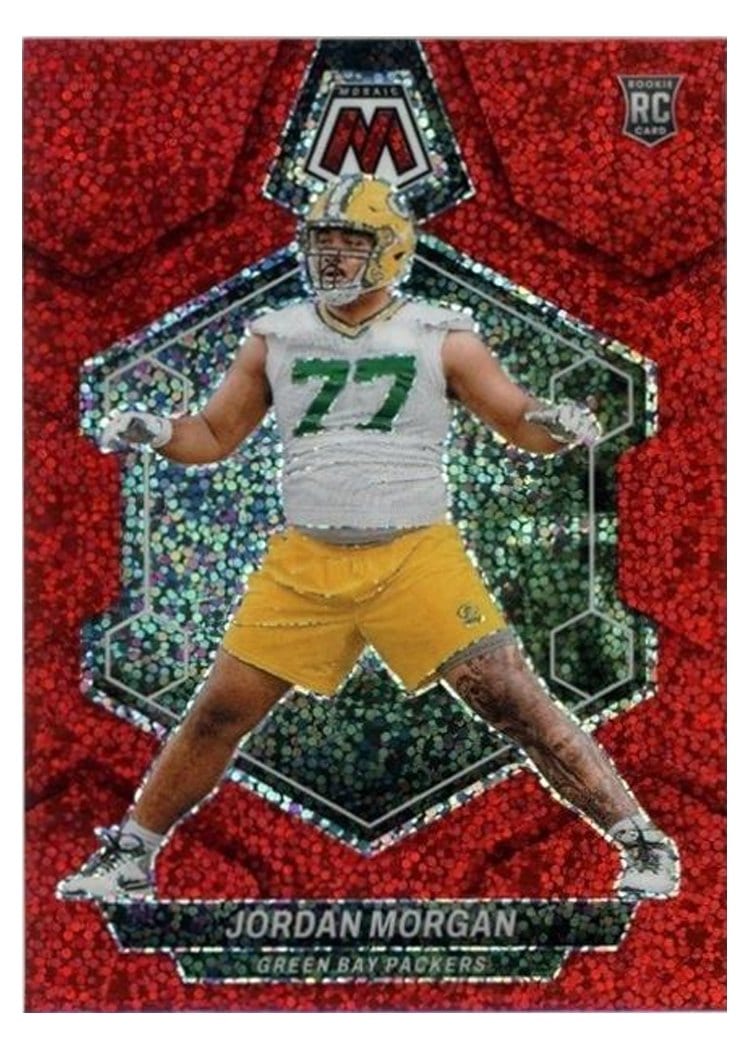 2024 Panini Mosaic Base Set Jordan Morgan Red Sparkle #325 card
