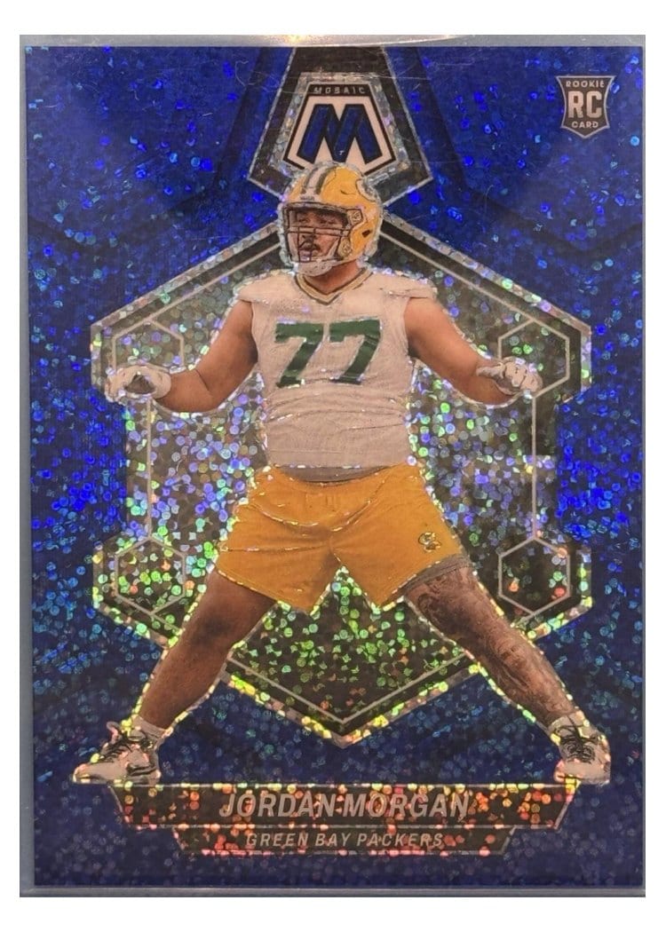 2024 Panini Mosaic Base Set Jordan Morgan Blue Sparkle #325 card