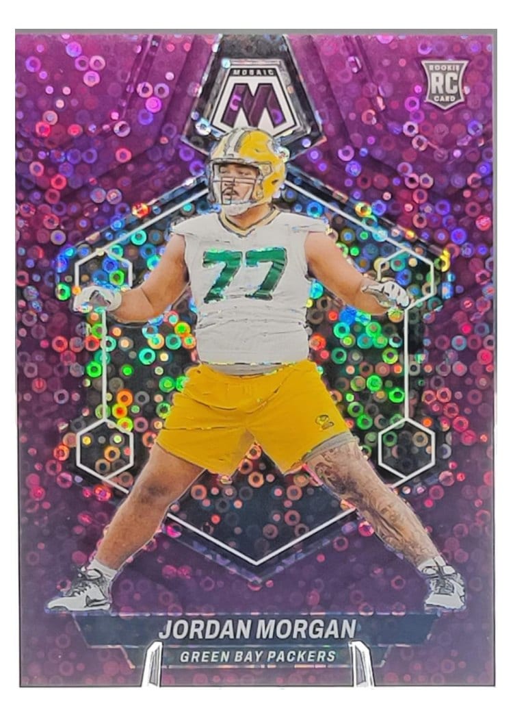 2024 Panini Mosaic Base Set Jordan Morgan No Huddle Purple #325 card