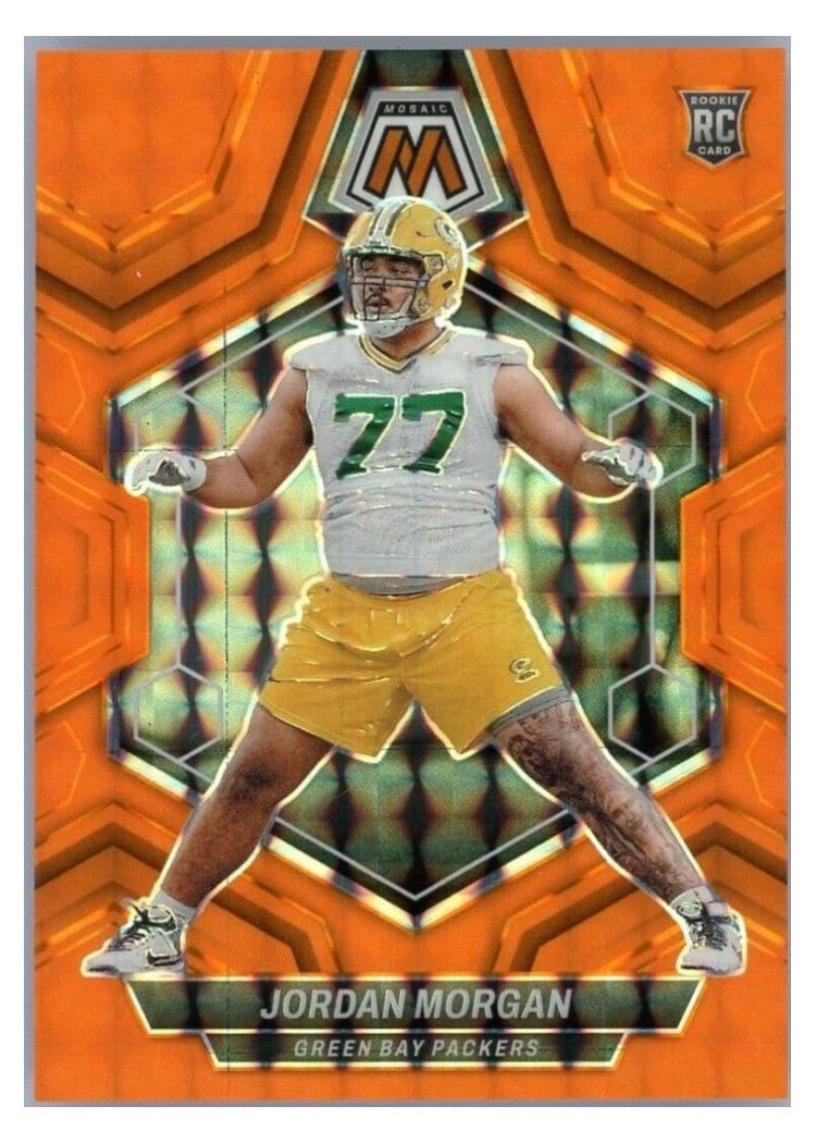 2024 Panini Mosaic Base Set Jordan Morgan Orange Fluorescent #325 card