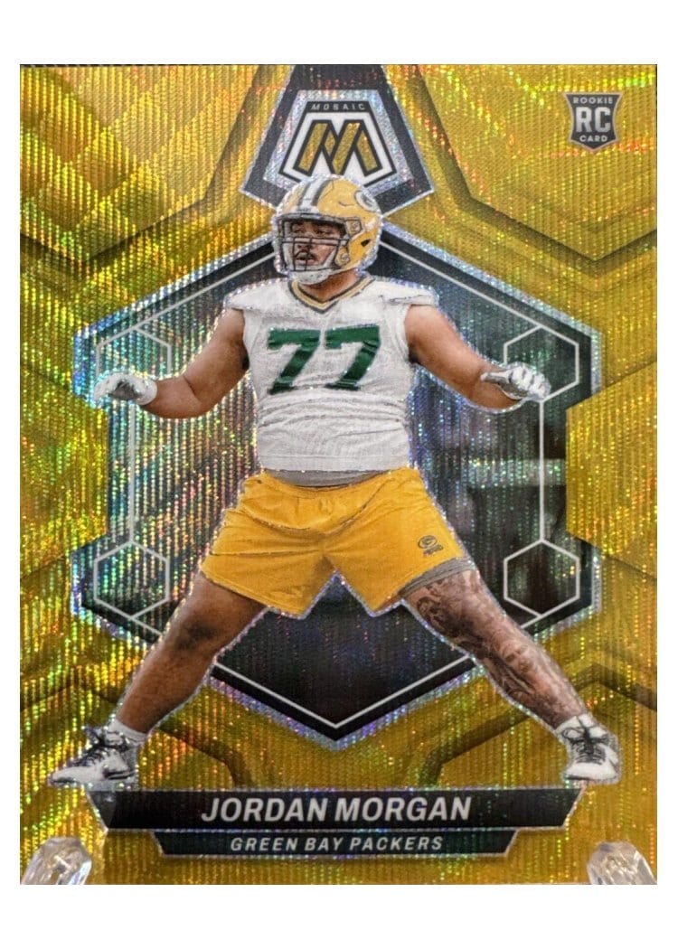 2024 Panini Mosaic Base Set Jordan Morgan Gold Wave #325 card