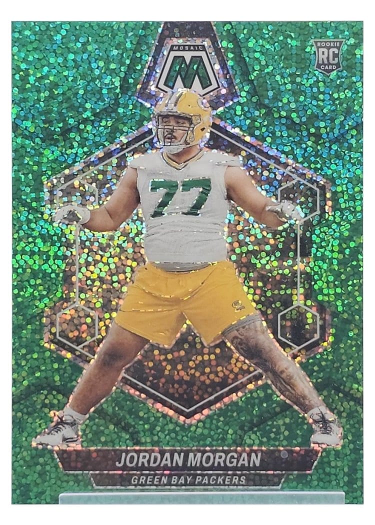 2024 Panini Mosaic Base Set Jordan Morgan Green Sparkle #325 card
