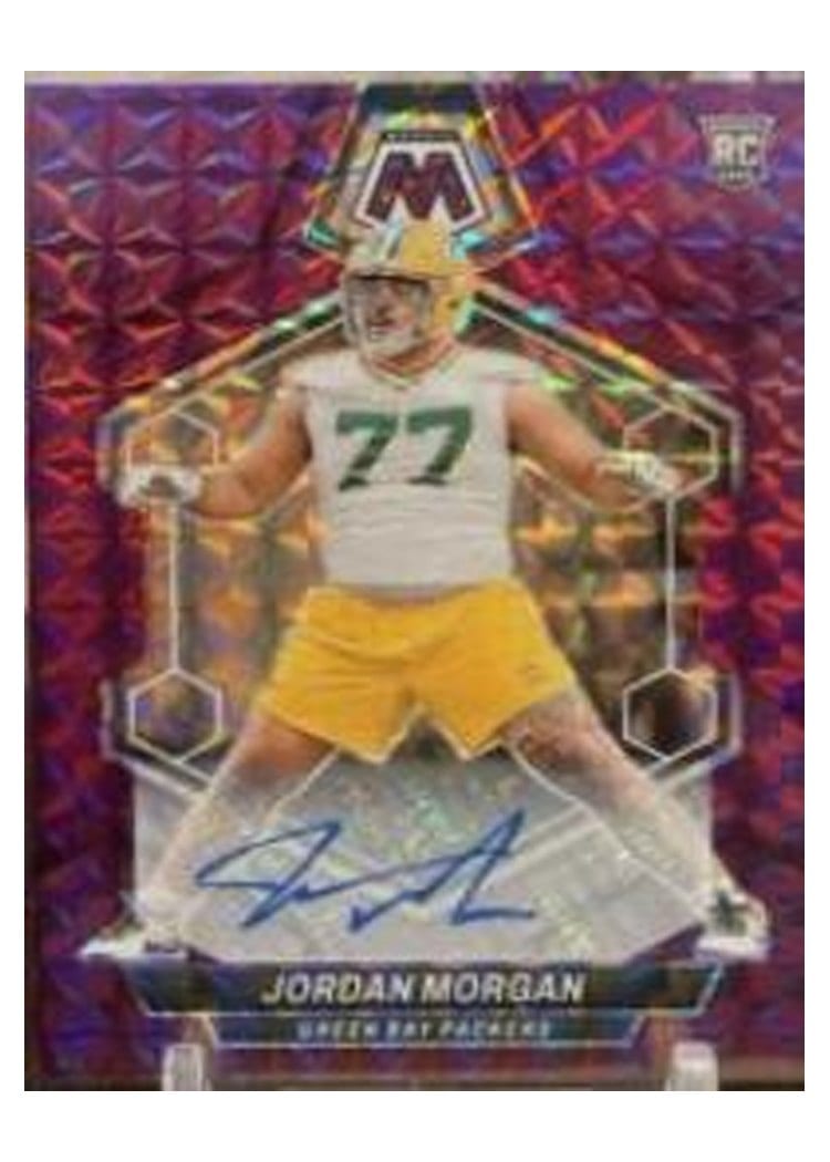 2024 Panini Mosaic Base Set Jordan Morgan Autograph Purple #325 card