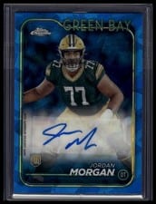 2024 Topps Chrome Sapphire Edition Rookies Autographs Sapphire Jordan Morgan #RA-JMO card