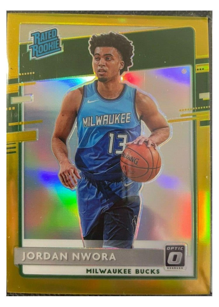 2020-21 Donruss Optic Base Set Jordan Nwora #189 card