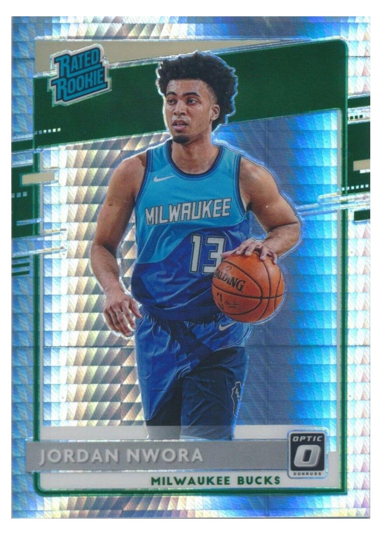 2020-21 Donruss Optic Base Set Jordan Nwora #189 card