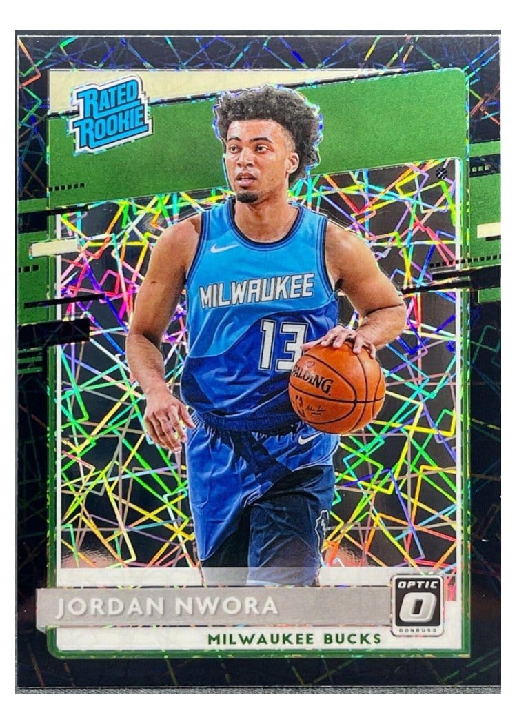 2020-21 Donruss Optic Base Set Jordan Nwora #189 card