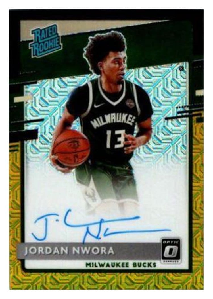 2020-21 Donruss Optic Base Set Jordan Nwora #189 card