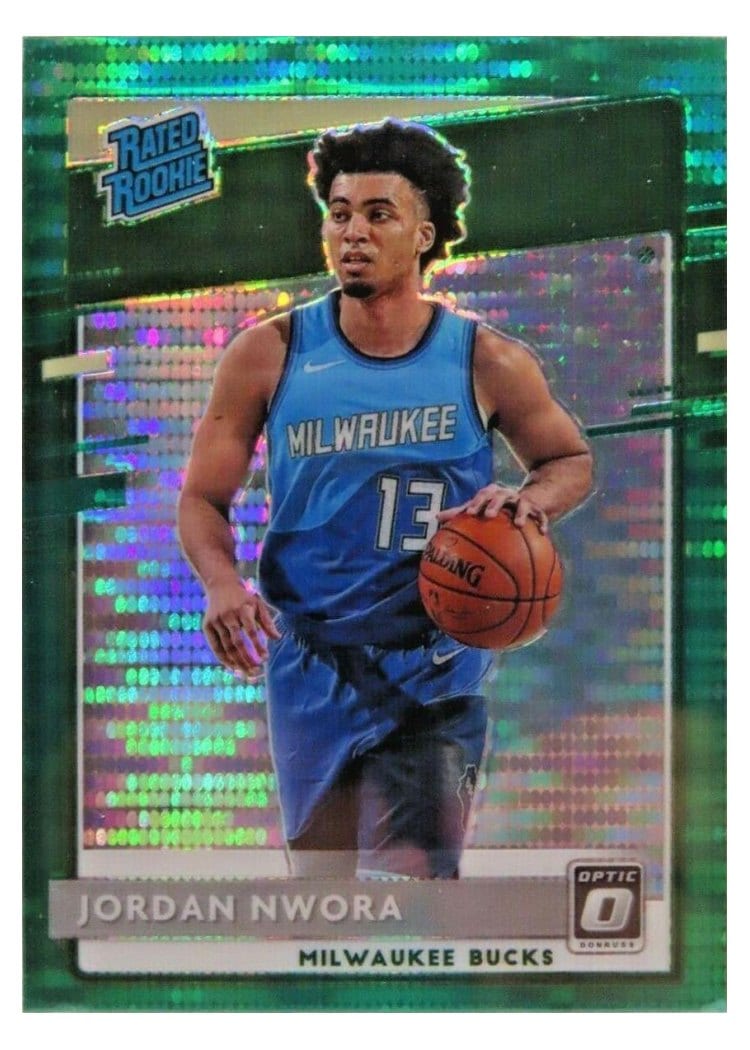 2020-21 Donruss Optic Base Set Jordan Nwora #189 card