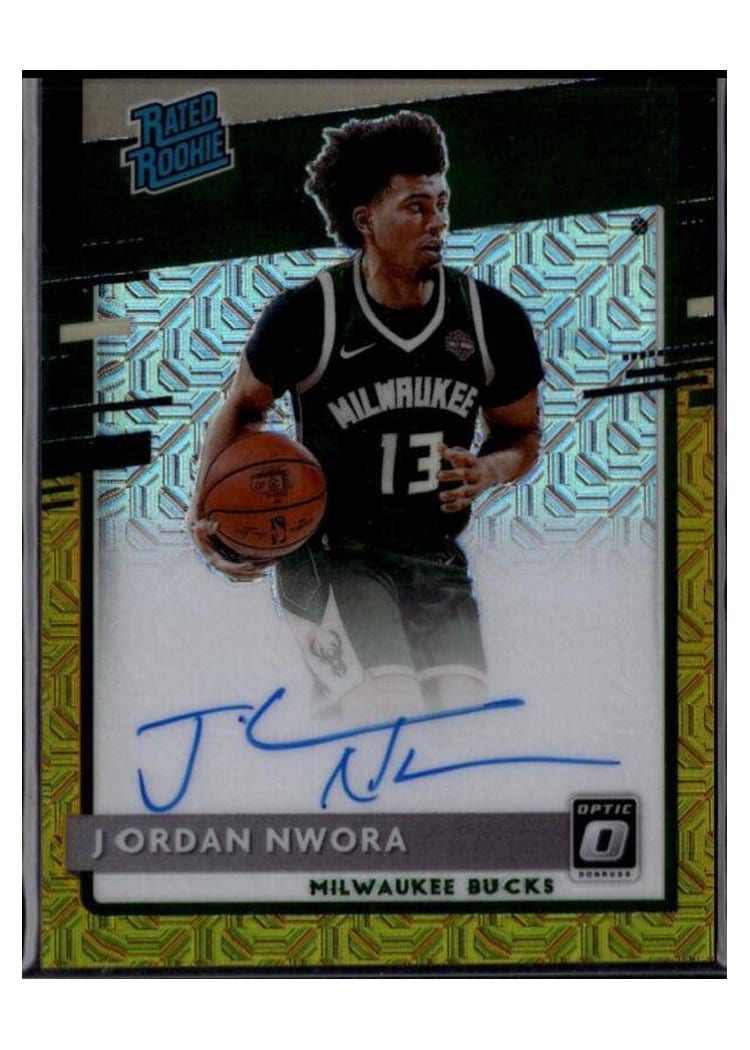 2020-21 Donruss Optic Base Set Jordan Nwora #189 card