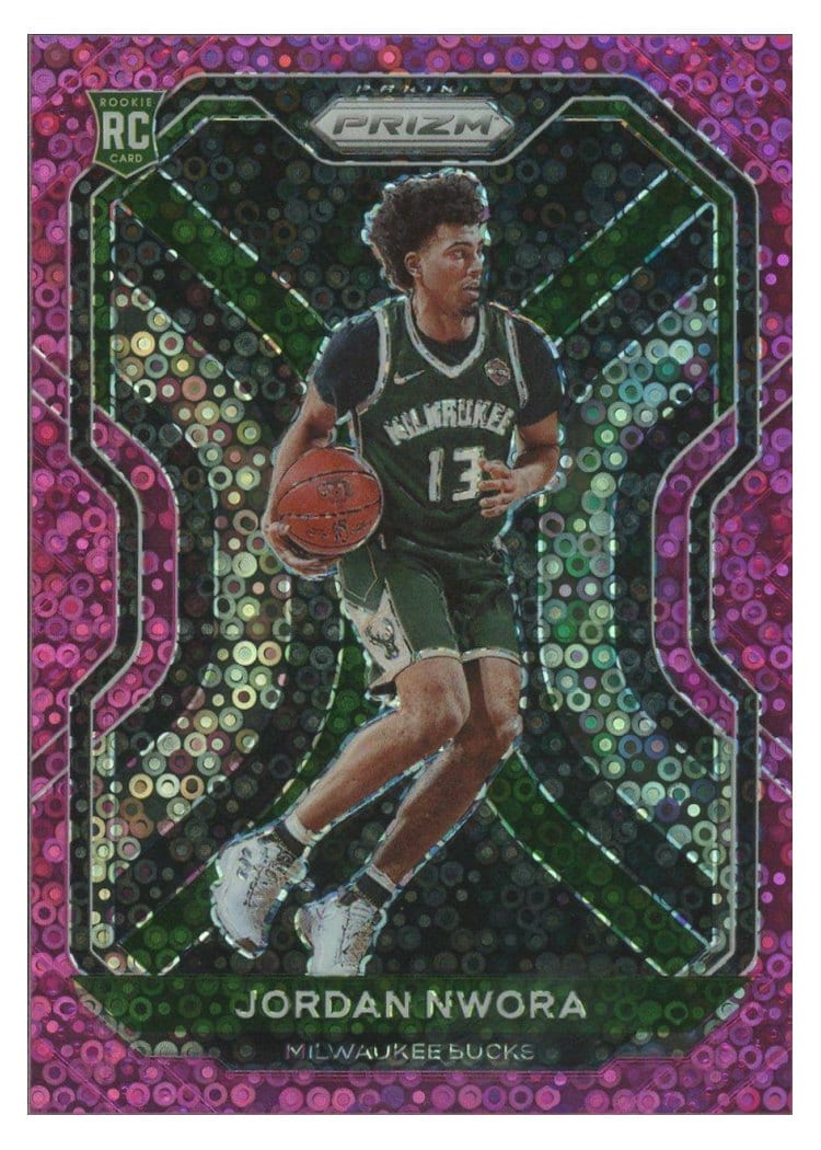 2020-21 Panini Prizm Base Set Jordan Nwora #273 card
