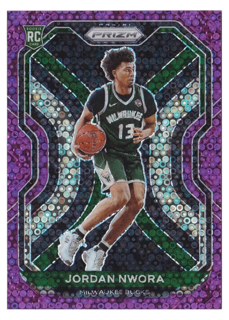 2020-21 Panini Prizm Base Set Jordan Nwora #273 card