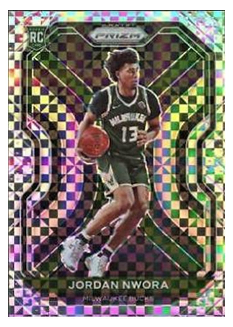 2020-21 Panini Prizm Base Set Jordan Nwora #273 card