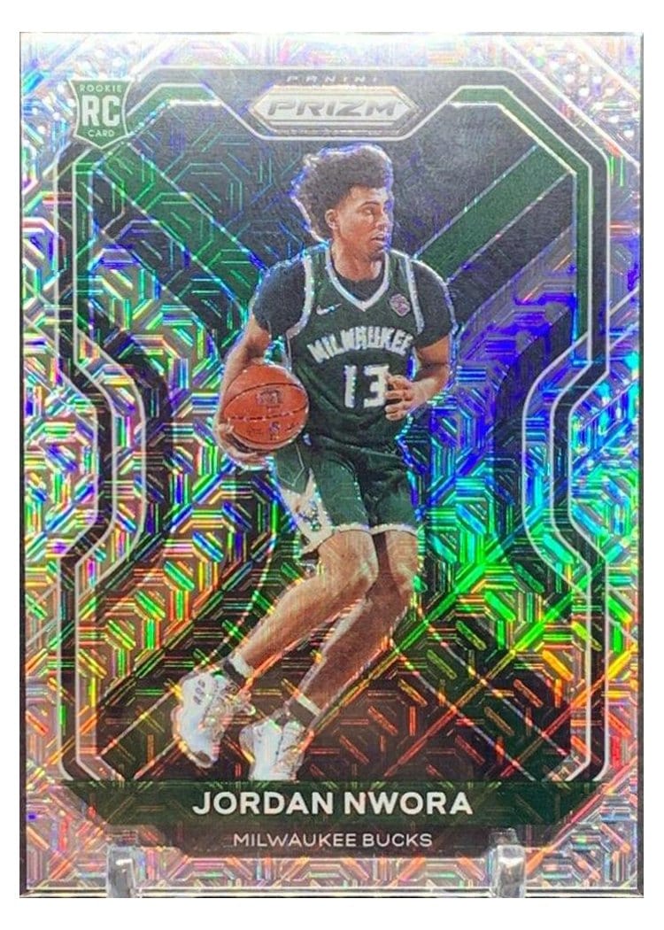 2020-21 Panini Prizm Base Set Jordan Nwora Mojo Prizm #273
