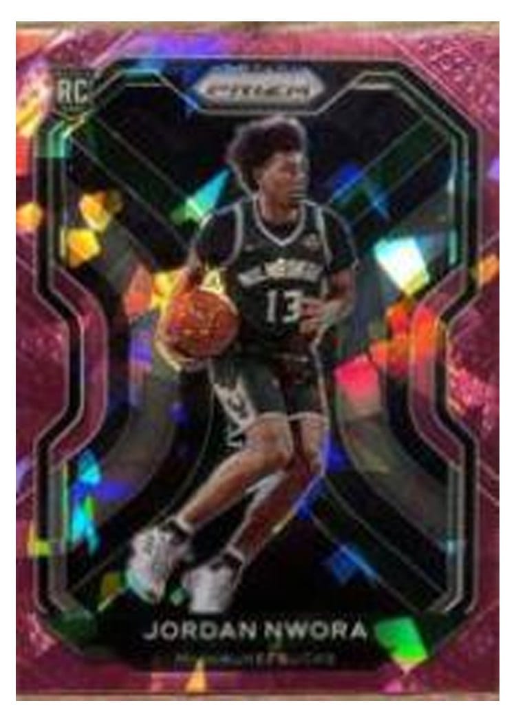 2020-21 Panini Prizm Base Set Jordan Nwora #273 card