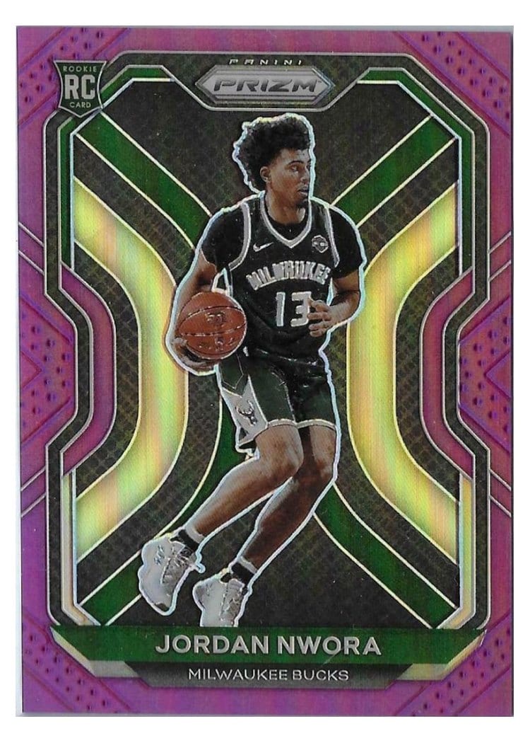 2020-21 Panini Prizm Base Set Jordan Nwora #273 card