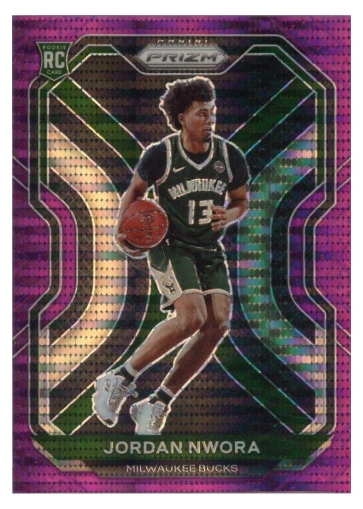 2020-21 Panini Prizm Base Set Jordan Nwora #273 card