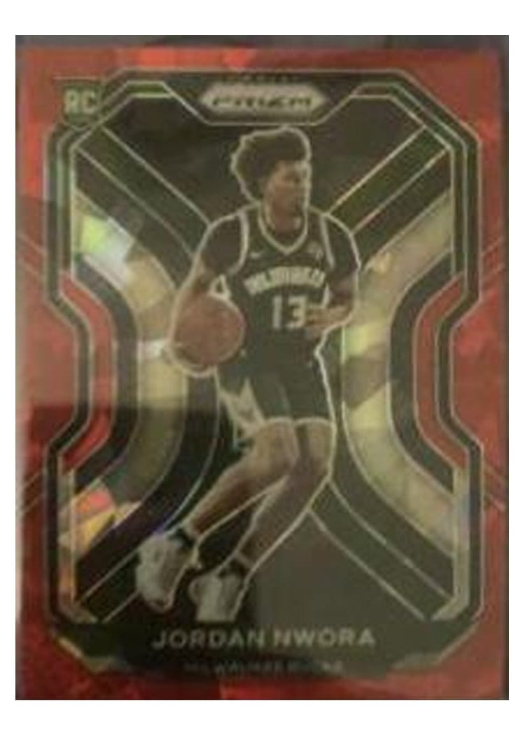 2020-21 Panini Prizm Base Set Jordan Nwora #273 card