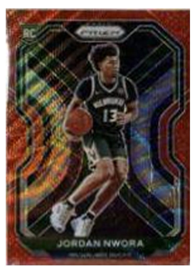 2020-21 Panini Prizm Base Set Jordan Nwora #273 card