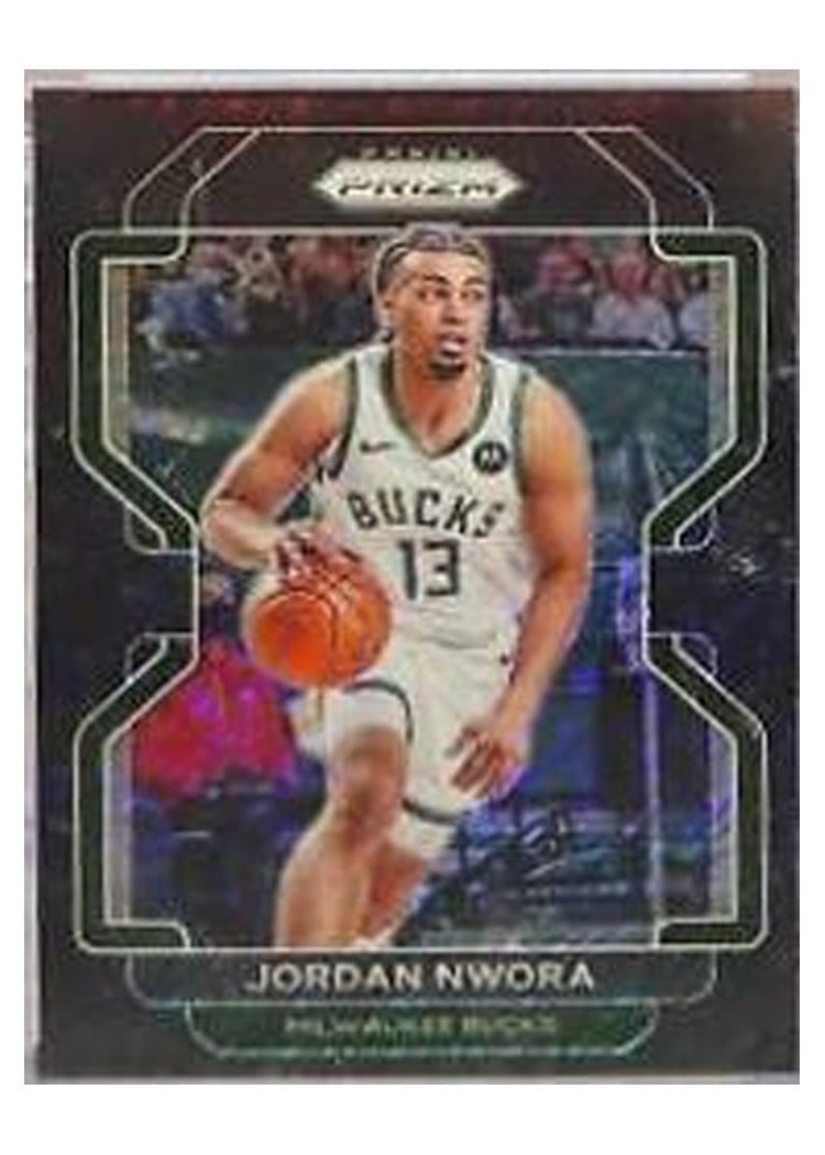 2021-22 Panini Prizm Base Set Jordan Nwora #80 card