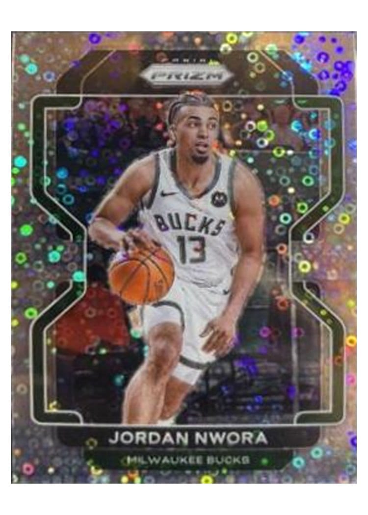 2021-22 Panini Prizm Base Set Jordan Nwora #80 card