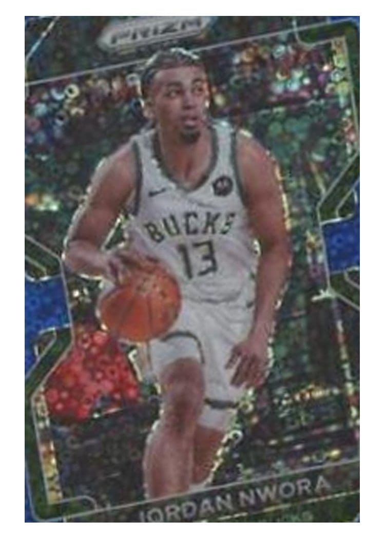 2021-22 Panini Prizm Base Set Jordan Nwora #80 card