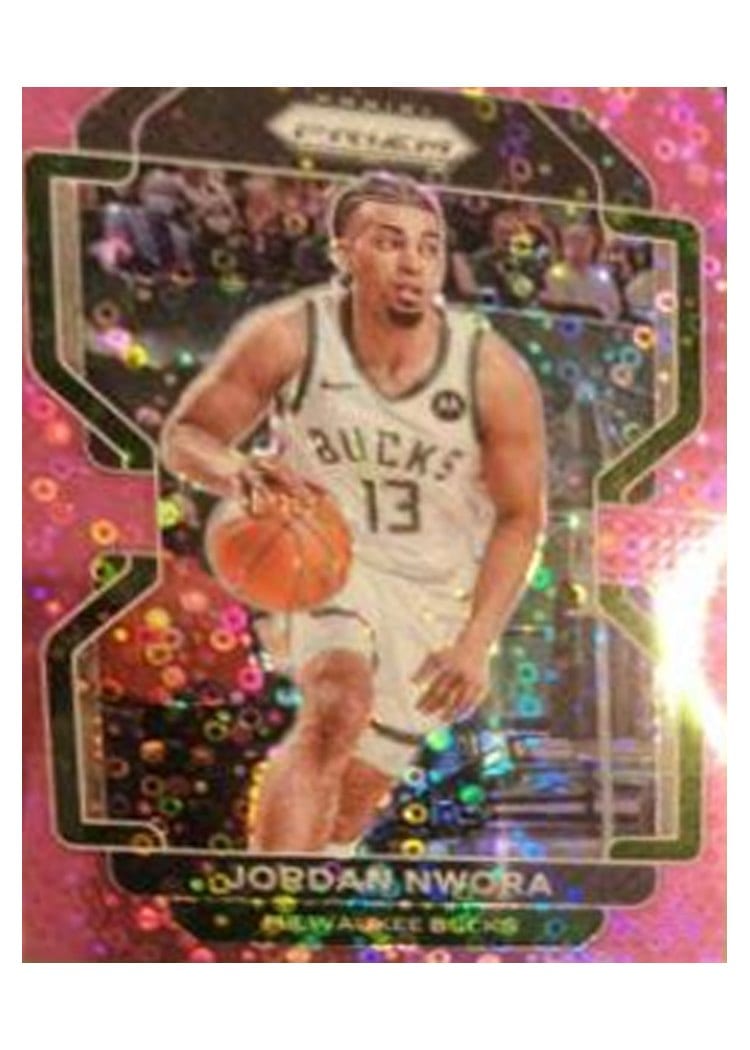 2021-22 Panini Prizm Base Set Jordan Nwora #80 card