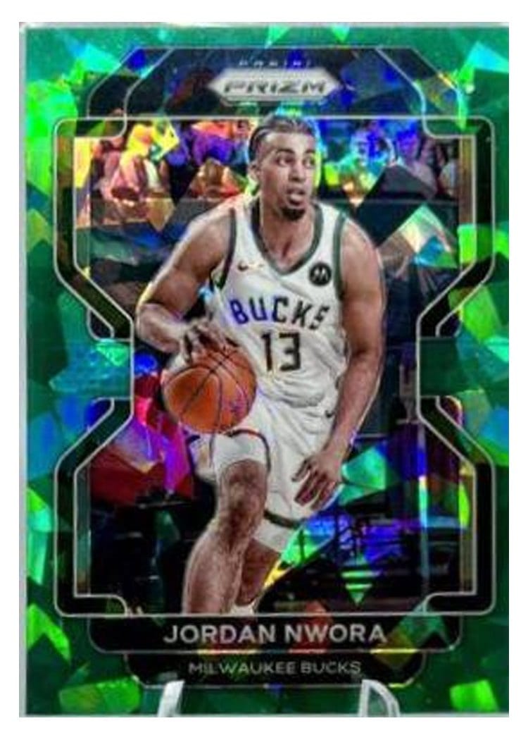 2021-22 Panini Prizm Base Set Jordan Nwora #80 card