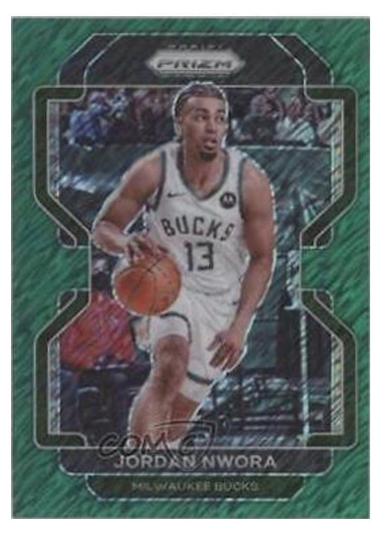 2021-22 Panini Prizm Base Set Jordan Nwora #80 card