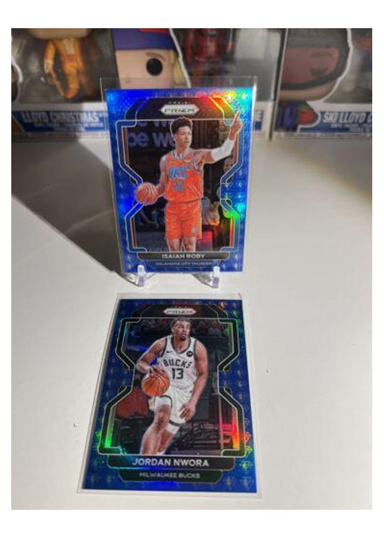 2021-22 Panini Prizm Base Set Jordan Nwora #80 card