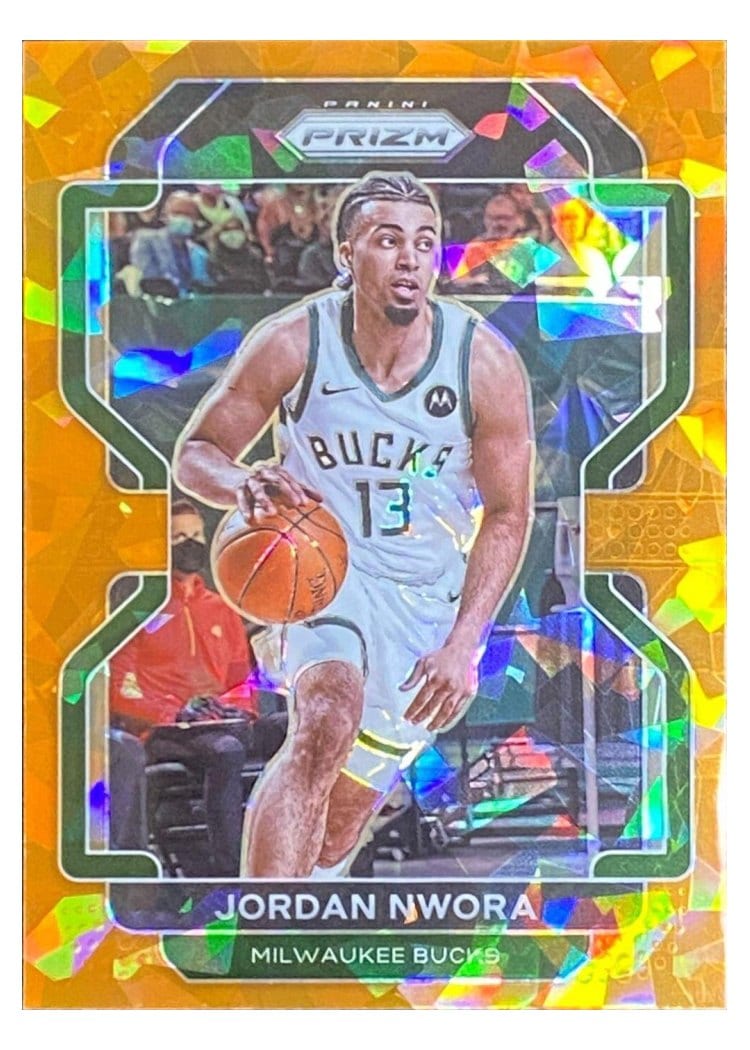 2021-22 Panini Prizm Base Set Jordan Nwora #80 card